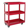3 Tier Tool Cart Workshop Three Layer Cart Multi Function Auto Repair Car Parts And Tools Storage Cabinet Heightening And Thickening Tool Cart