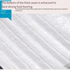 White Film Covered Woven Bag Express Logistics Gunny Plastic Snakeskin Packing Rice Flour Thickened 40 * 60 100 Pieces FZ1149