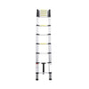 3.8m Thickened Aluminum Alloy Bamboo Ladder Engineering Aluminum Alloy Thickened Folding Ladder Joint Folding Bamboo Ladder Engineering Ladder
