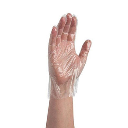 30 Bags 100 Pieces / Bag Disposable Gloves PE Film Gloves Transparent Powder Free Gloves