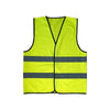 10 Pieces Velcro Reflective Vest Body Protection Safety Vest for Outdoor Working Riding Running Warning Safety Clothes - Fluorescent Yellow Free Size