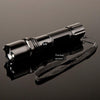 Led Strong Light Flashlight 3w Aluminum Alloy Rechargeable Lighting Flashlight Black