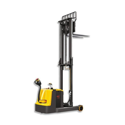 Walking Gantry Forward Moving Electric Pallet Stacker 1.2t (Adjustable Fork)