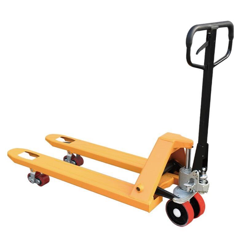3t Width 550mm Nylon Wheel Manual Forklift, Manual Hydraulic Carrier, Lifting Pallet Truck, Cattle Cart
