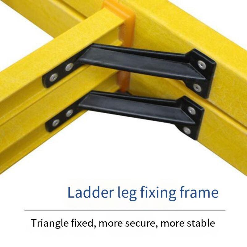 2m FRP Insulated Herringbone Ladder Foldable and Non-slip Safety Suitable for Electric Power Construction Building Families