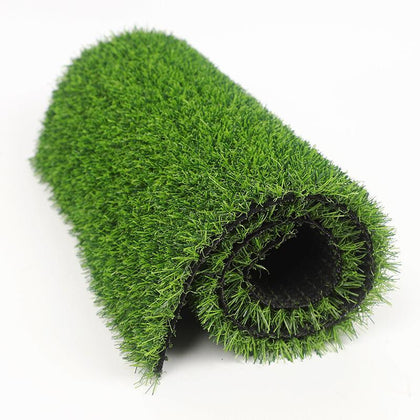 10 Pcs 15mm Simulation Lawn Mat Carpet Kindergarten Plastic Mat Outdoor Enclosure Decoration Green Artificial Football Field Artificial Turf Common