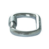 Large O-Type Safety Buckle Silver Steel Safety Lock Round Hook Lock Equipment for Rock Climbing Lifting Construction