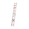 3m Aluminum Alloy Lift Miter Ladder Professional Engineering Telescopic Ladder