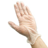 PVC Disposable Inspection Gloves Powder Free 100 Pieces / Box L Size Gloves