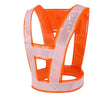 10 Pieces Vest Reflective Vest Safety Vest Traffic Warning Suit Reflective Vest Breathable V-lattice Fluorescent Orange Free Size
