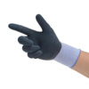 12 Pairs Of Free Size Latex Nitrile PU Blue Safety Gloves Dipping Foam Frosted Gloves Skid Resistant Wear Protective Gloves