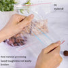 Self Sealing Bag Small Plastic Transparent Food Thickened Sub PE Large 12 Silk White Edge 65 * 37cm 5000 Pieces