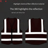 10 Pieces Outdoor Working Reflective Vest Safety Vest Construction Engineering Traffic Sanitation Safety Warning Work Clothes