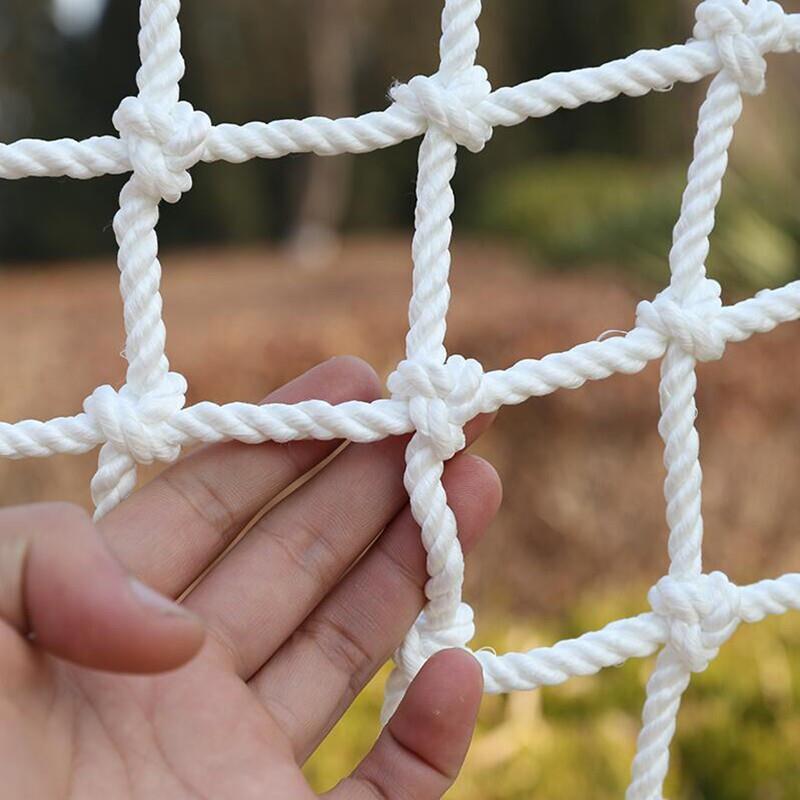 Nylon Rope Safety Net 4.5*3m Mesh 5cm Nylon Safety Net Stair Protective Net Guardrail Hanging Fall Proof Fence White