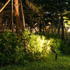 Solar Lamp Outdoor Spotlight Waterproof Simple Insert Lawn Lamp Outdoor Light Tree Super Bright Lawn Garden Lamp Pull A Spotlight Warm Light