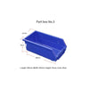 10 Pcs Parts Box No. 3 Blue 190 * 105 * 75 Combined Screw Box Tool Storage Box