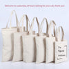 10 Pcs Canvas Bag Blank Cotton Handbag Shopping Conference Large 100 Orders [35 * 45cm]