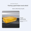 6 Rolls Sealing Tape Transparent Yellow Express Packaging Sealing Tape Roll 45mm * 150m / Roll High Viscosity Full Meter