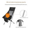 Ultra Light Folding Chair Outdoor Table Chair Portable Fishing Beach Camping Picnic Chair Packable Travel Chair Mesh Breathable High Back Washable