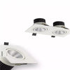 Led Ceiling Spotlight Star Color 2x15w 4000k 24 Degree White Square