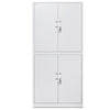 Factory Communication Double Section Data Storage Cabinet Thickened Cold Rolled Steel Storage Cabinet 1800 * 850 * 390mm
