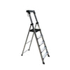 1.65m Aluminum Alloy Five Step Ladder Dual Purpose Ladder Folding Ladder Bearing 90kg