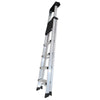 1.65m Aluminum Alloy Five Step Ladder Dual Purpose Ladder Folding Ladder Bearing 90kg