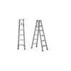 Aluminum Alloy Ladder Thickened Folding Herringbone Ladder 2m Thickened 2m (Red)