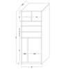 Military Green Goods Cabinet Fire Rescue Emergency Supplies Cabinet 740 * 400 * 2000mm