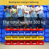 Inclined Plastic Box Combined Parts Box Material Box Assembly Component Box Tool Box Shelf X1 Yellow 180 * 120 * 80mm (50 Pieces)