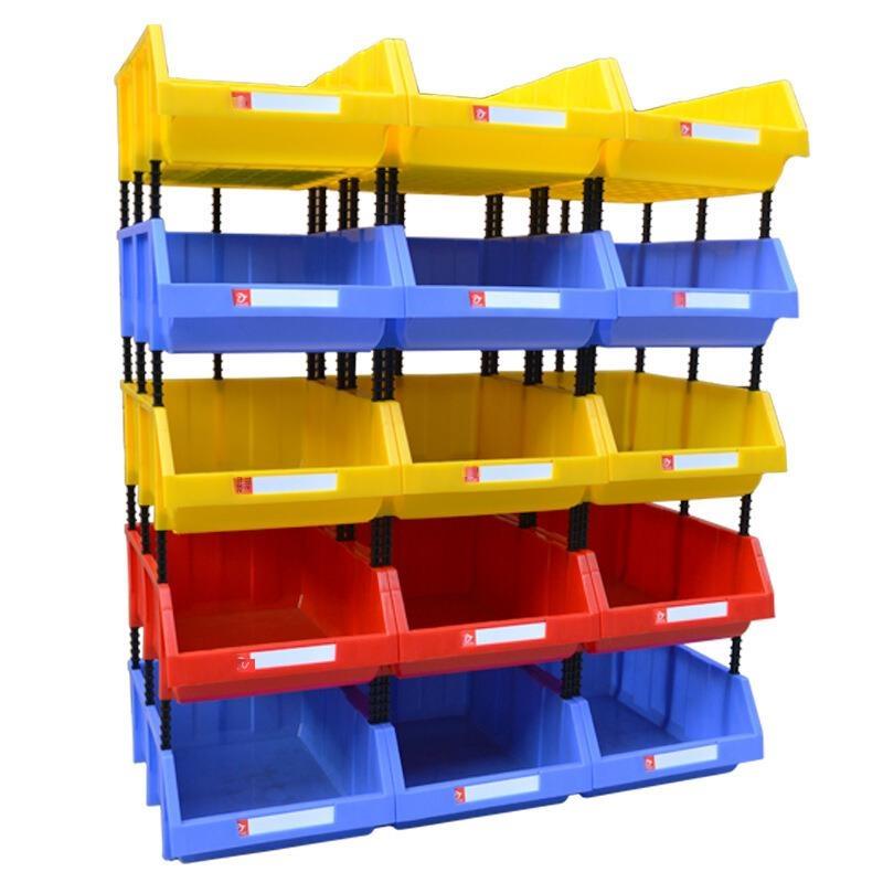 6 Pieces 250 * 220 * 120 mm Modular Parts Box Thickened Inclined Plastic Box Material Box  Components Box Screw Box Tool Box