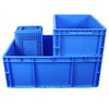 6 Pieces Plastic Turnover Box Logistics Transfer Box  Warehouse Workshop Plastic Box Transportation Storage Box   300 * 200 * 120 mm (blue)