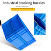 6 Pieces Plastic Turnover Box Logistics Transfer Box  Warehouse Workshop Plastic Box Transportation Storage Box   300 * 200 * 120 mm (blue)