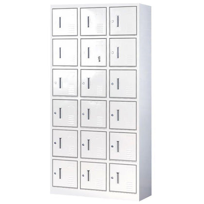 Factory Locker Thickened Office Steel Sheet Cabinet With Lock Store Materials Documents Supplies Deposit Cabinet Bathroom Locker With 18 Door Locker