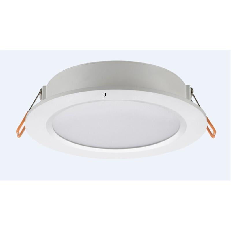 6 Pieces 8W LED Ceiling Light Embedded Installation Round LED Ceiling Light Cold Light 3000K Suitable for Kitchen Bedroom Bathroom Corridor Stairwell