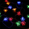 Solar Lamp String Flashing Lamp Outdoor Courtyard Colorful Atmosphere Decorative Lamp Waterproof LED Lamp Villa Garden Balcony Landscape Night Lamp