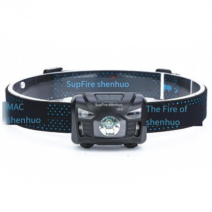 High Intensity Light Head Lamp Rechargeable Long-range Head Mounted Led Induction Head Lamp Night Fishing Lamp Customized 1 Set