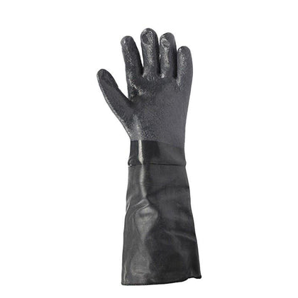 1 Pair Safety Gloves Chloroprene Rubber Chemical Resistant Gloves Labor Protection Gloves 45cm