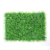 60 * 40 * 7cm Simulation Green Plant Wall Turf Simulation Long Seedling With Flower Green Plant Wall Plastic Turf Wall Decoration Green Lawn