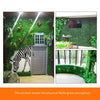 60 * 40 * 9cm Simulation Green Plant Wall Turf Simulation Long Seedling With Flower Green Plant Wall Plastic Turf Wall Decoration Green Lawn