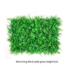 60 * 40 * 9cm Simulation Green Plant Wall Turf Simulation Long Seedling With Flower Green Plant Wall Plastic Turf Wall Decoration Green Lawn