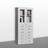 10 Bucket Single Row Thickened Cabinet Office Multi-layer Storage Material Cabinet With Lock Multi Bucket File Cabinet File Iron Drawer Cabinet