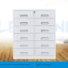 11 Bucket Door Ordinary Cabinet Office Multi-layer Storage Material Cabinet With Lock Multi Bucket Cabinet File Cabinet File Iron Drawer Cabinet