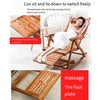 Rocking Chair Bamboo Chair Reclining Chair Elderly Rattan Chair Adult Rocking Chair Balcony Lunch Break Chair Courtyard Nap Chair Folding Chair