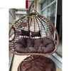 Hanging Chair Thick Rattan Hanging Basket Indoor And Outdoor Single Rattan Chair Rocking Chair Anti Rattan Brown Double Armrest