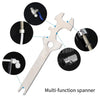 150 Pieces Household Water Purifier Installation Multi-function Wrench Kitchen Pipe Fork PE Pipe Removal Accessories Plastic Pipe Fork
