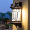 Solar Lamp Wall Lamp Waterproof Household Exterior Super Bright Outdoor Lamp New Rural Garden Villa LED Gate Lamp Solar Courtyard Lamp Wall Lamp 58cm