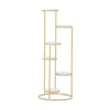 Home Nordic Iron Flower Rack Indoor Multi-storey Green Plant Flower Pot Rack Living Room Rack Balcony Simple Stepped Flower Table Six Floors