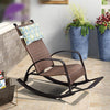 Rocking Chair Adult Rattan Chair Family Balcony Reclining Chair Leisure Chair Rattan Weaving Elderly Lazy Leisure Chair Leisure Chair Rocking Chair