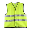 6 Pieces Safety Vest Yellow Reflective High Visibility Safety Vest Men & Women, Work, Cycling, Runner, Surveyor, Volunteer, Crossing Guard, Road